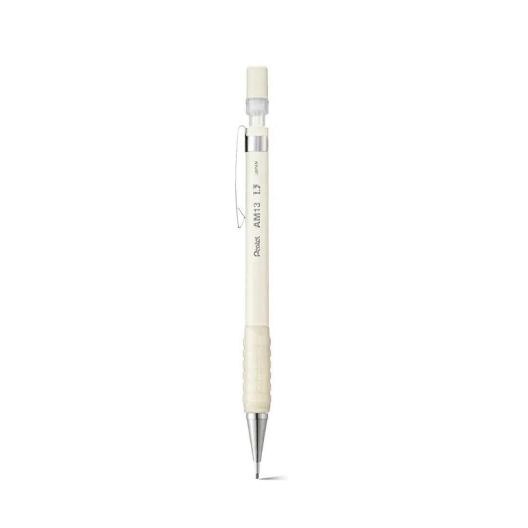 PENTEL AM13 MECHANICAL PENCIL 1.3 OFF WHITE