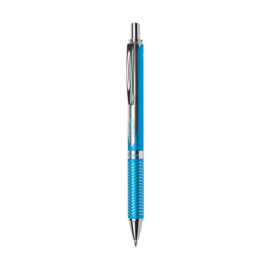 PENTEL BL407 ENERGEL SKY BLUE BODY BLUE INK