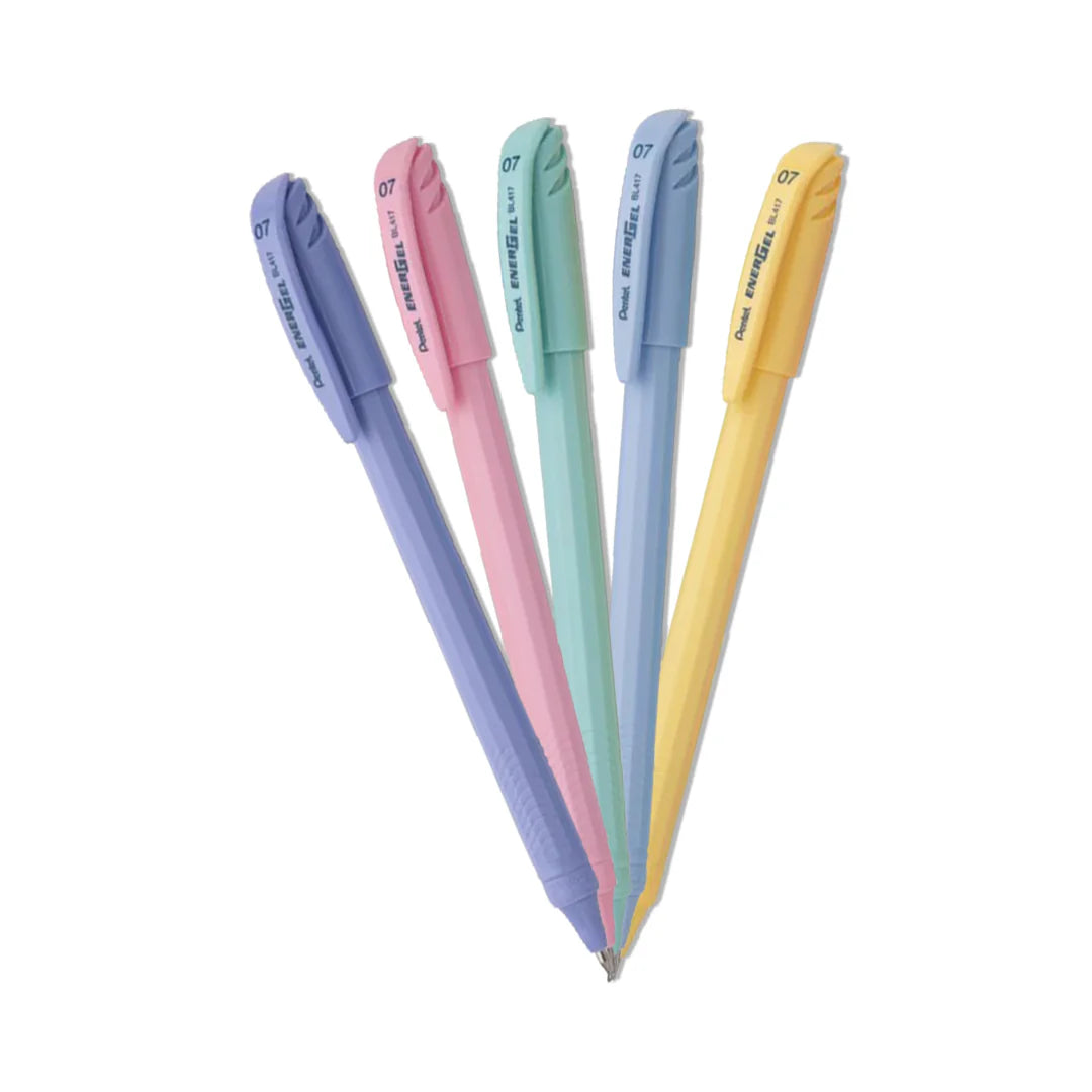 PENTEL BL417 ENERGEL PASTEL BODY COLOR PEN SET OF 4
