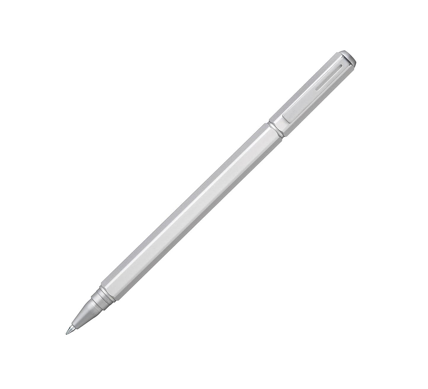 PENTEL BLN665-Z SILVER BODY ( BLUE INK )