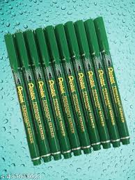 PENTEL CD-DVD OHP MARKER GREEN 10 PCS