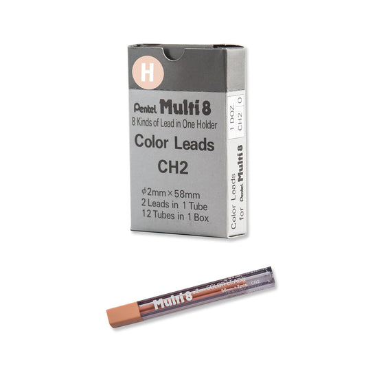 PENTEL CH2  MULTI 8 LEAD PEACH - H