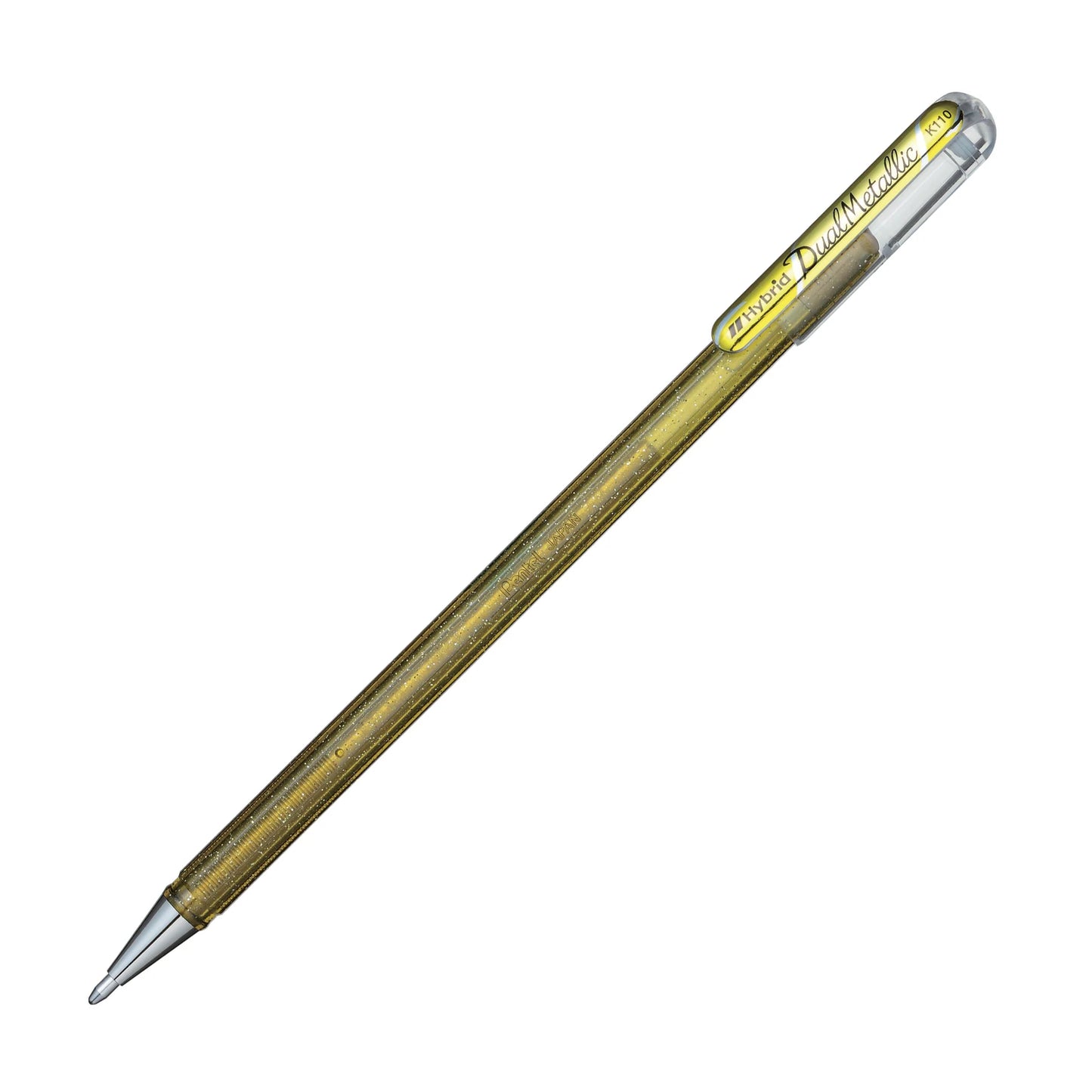 PENTEL K110-DXX HYBRID DUAL METALLIC GOLD