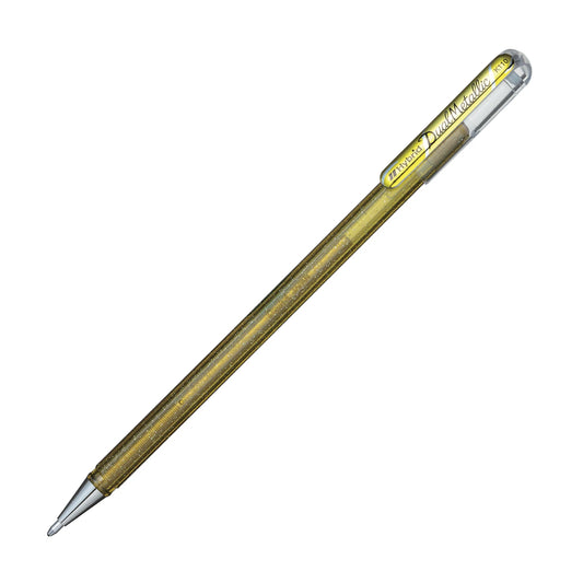 PENTEL K110-DXX HYBRID DUAL METALLIC GOLD