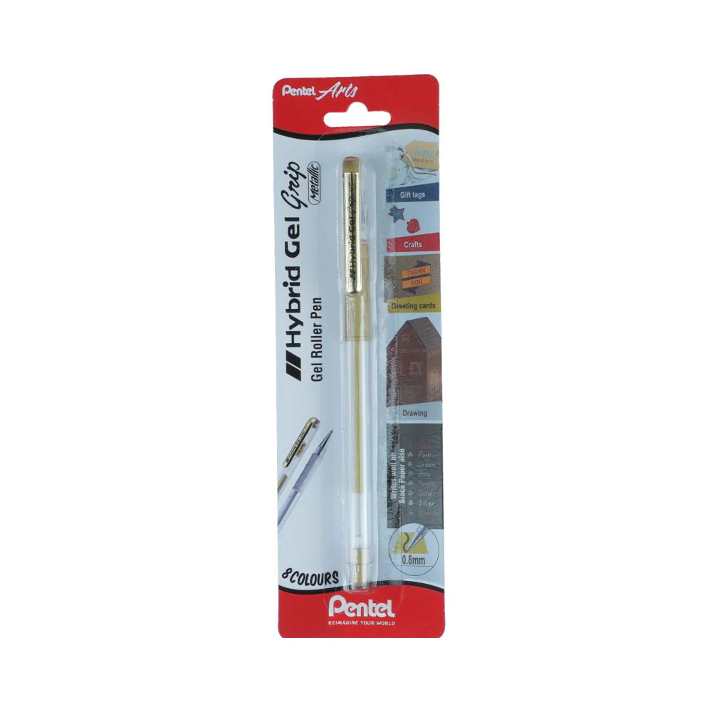 PENTEL K118L HYBRID GP METALLIC GOLD
