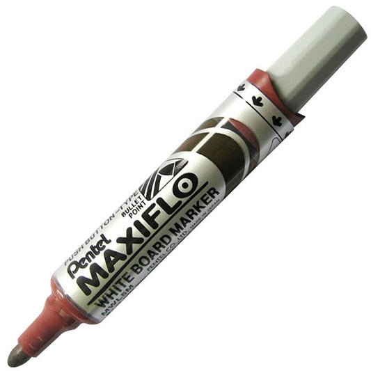 PENTEL MWL5 S WHITEBOARD MARKER BROWN BULLET POINT