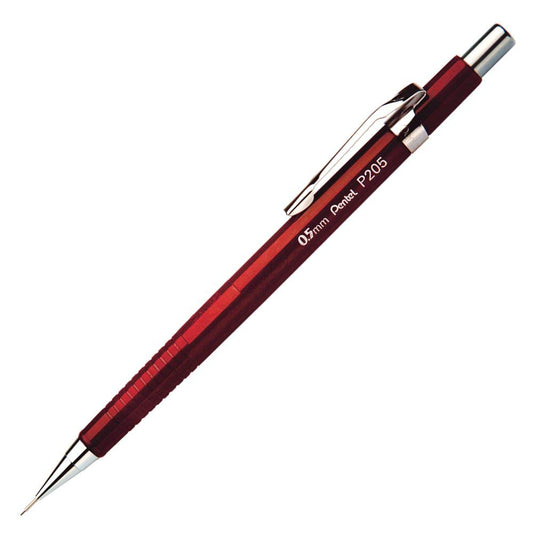 PENTEL P205 MECHANICAL PENCIL RED 0.5MM
