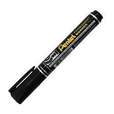 PENTEL PERMANENT BOLD MARKER BLACK 10 PCS