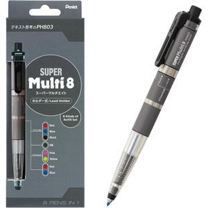 PENTEL PH803ST MULTI 8 MECHANICAL PENCIL + BALL PEN SET