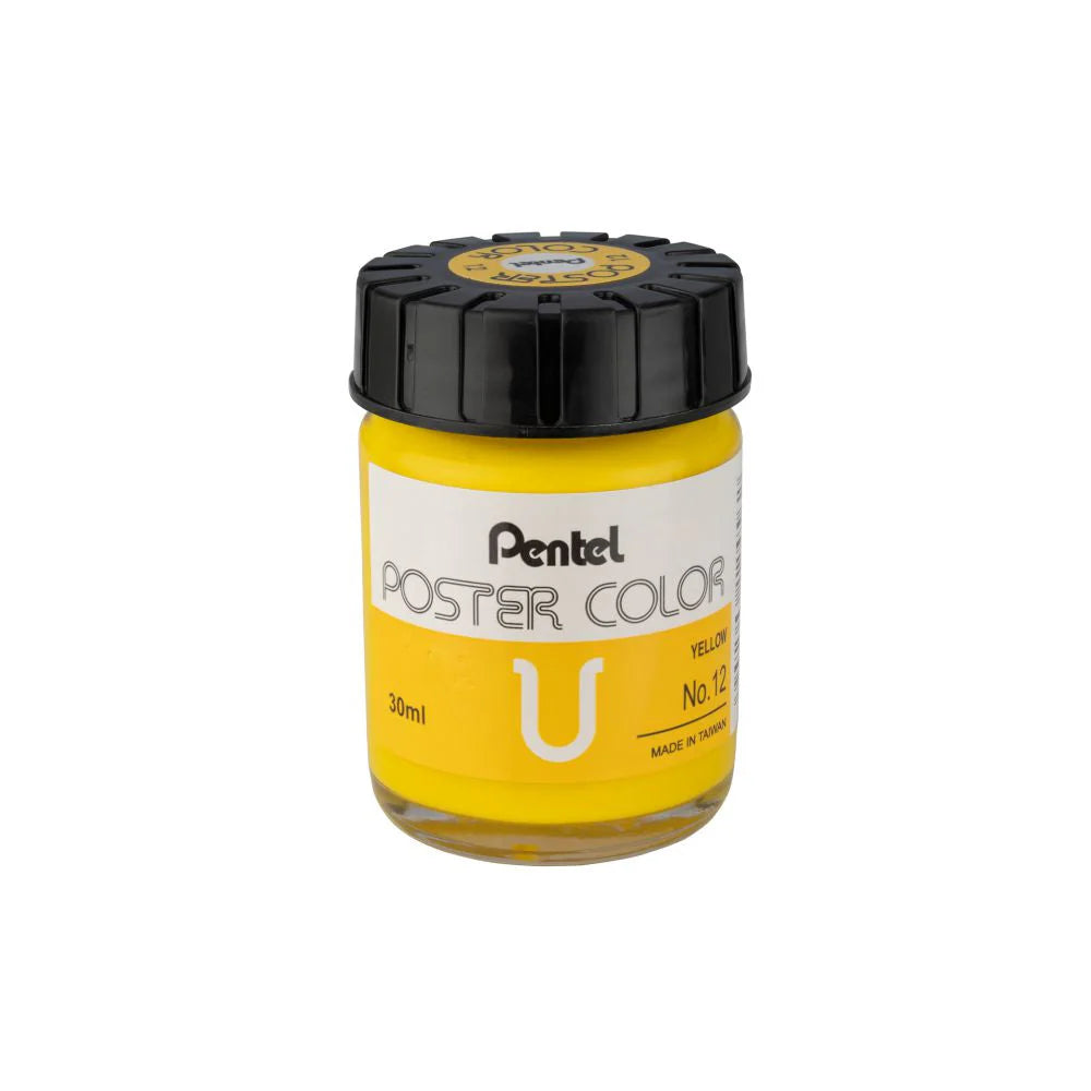 PENTEL POSTER COLOR T-12 YELLOW 30ML