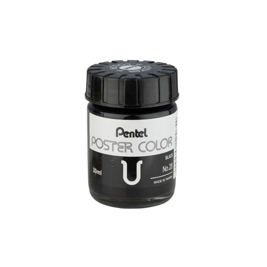 PENTEL POSTER COLOR T28 BLACK 30ML