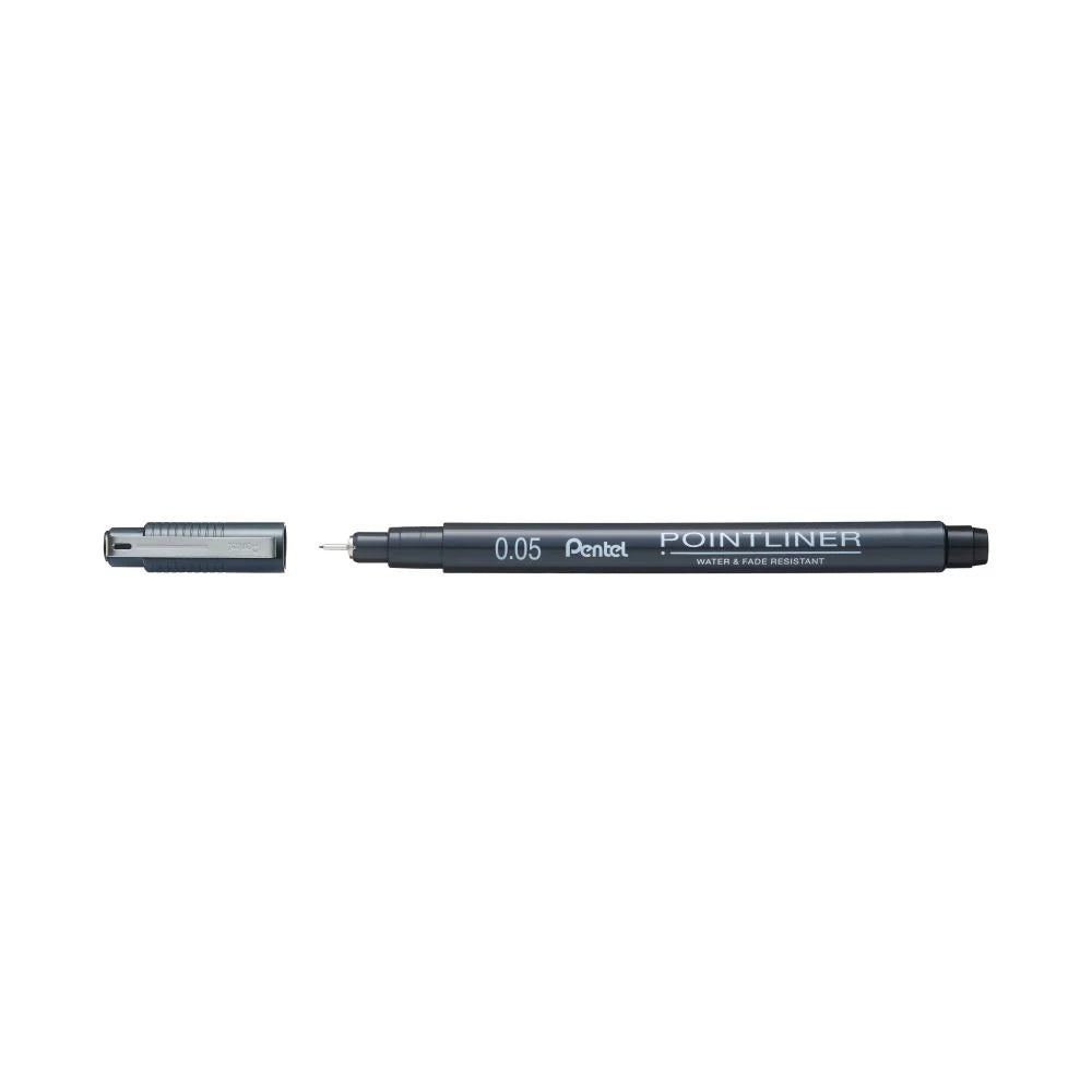 PENTEL S20P POINT LINER PEN 0.05 BLACK