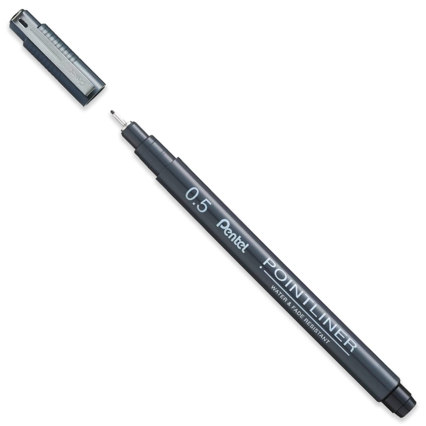 PENTEL S20P POINT LINER PEN 0.5 BLACK