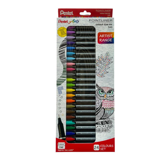 PENTEL S40 POINT LINER SET OF 24