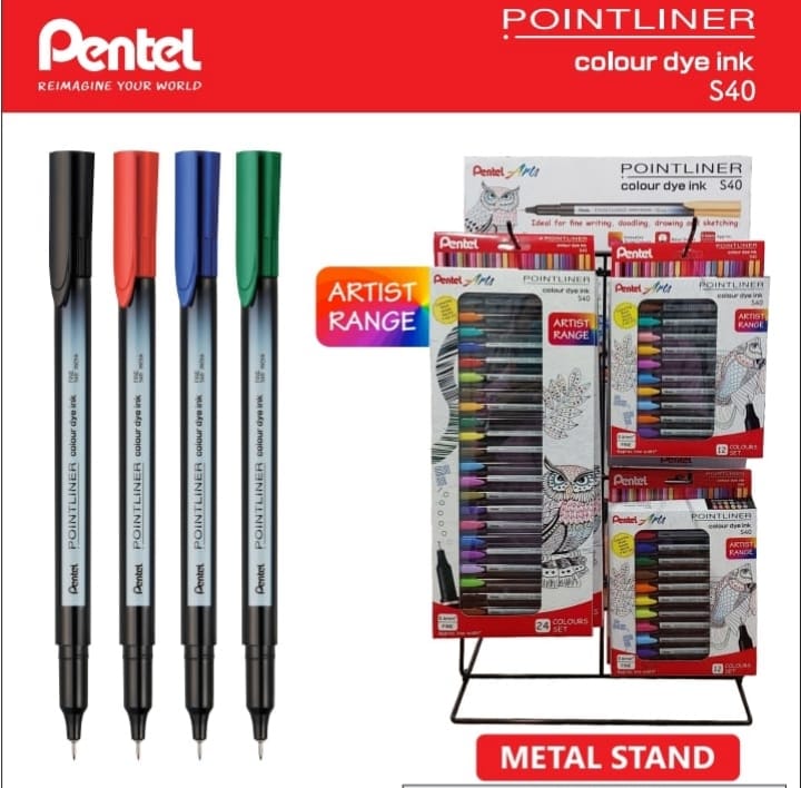 PENTEL S40 POINTLINER STD SET OF 15