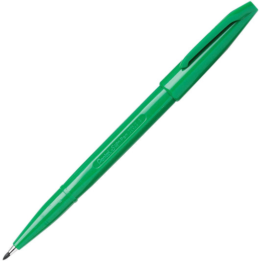 PENTEL S520 SIGN PEN FIBER TIP GREEN