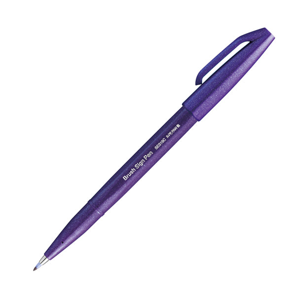 PENTEL SES15C BRUSH SIGN PEN VIOLET