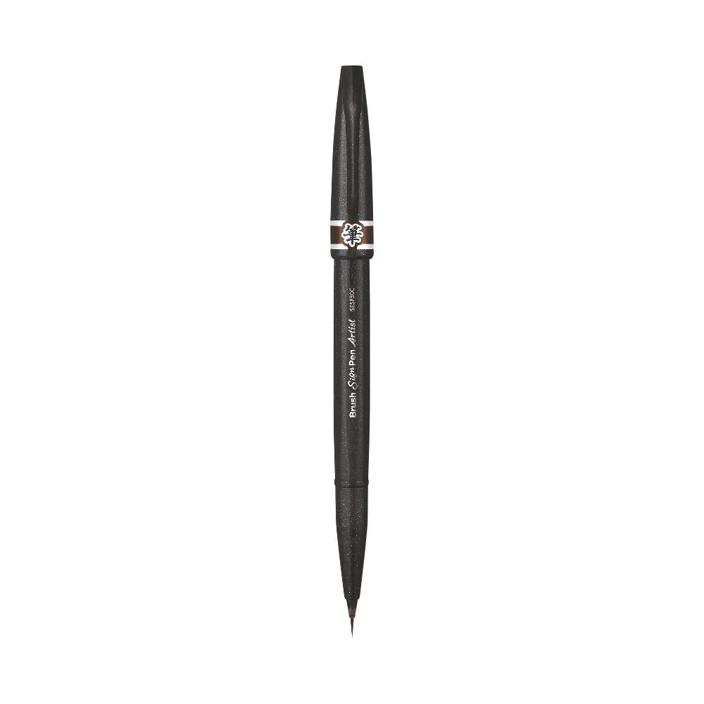 PENTEL SESF30C ARTIST BRUSH SIGN PEN BROWN