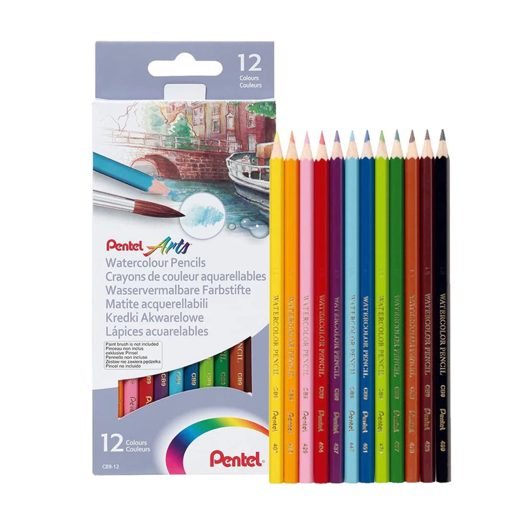 PENTEL WATER COLOR PENCIL SET OF 12