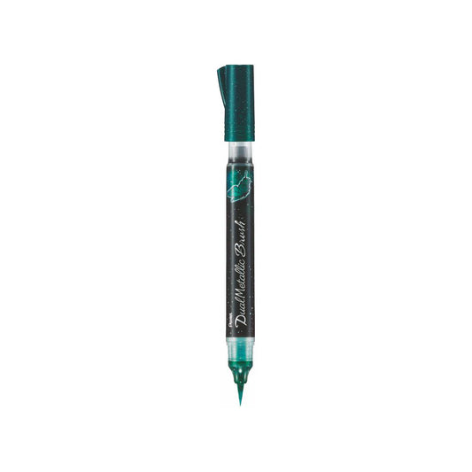 PENTEL XGFH-D DUAL METALLIC BRUSH GREEN