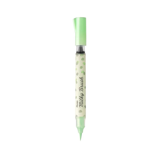 PENTEL XGFH-P MILKY BRUSH PEN GREEN