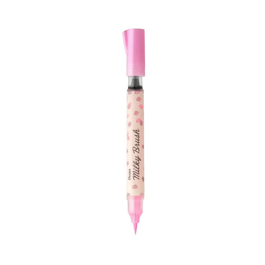 PENTEL XGFH-P MILKY BRUSH PEN PINK