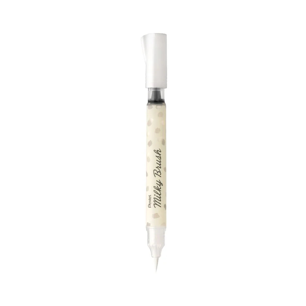 PENTEL XGFH-P MILKY BRUSH PEN WHITE