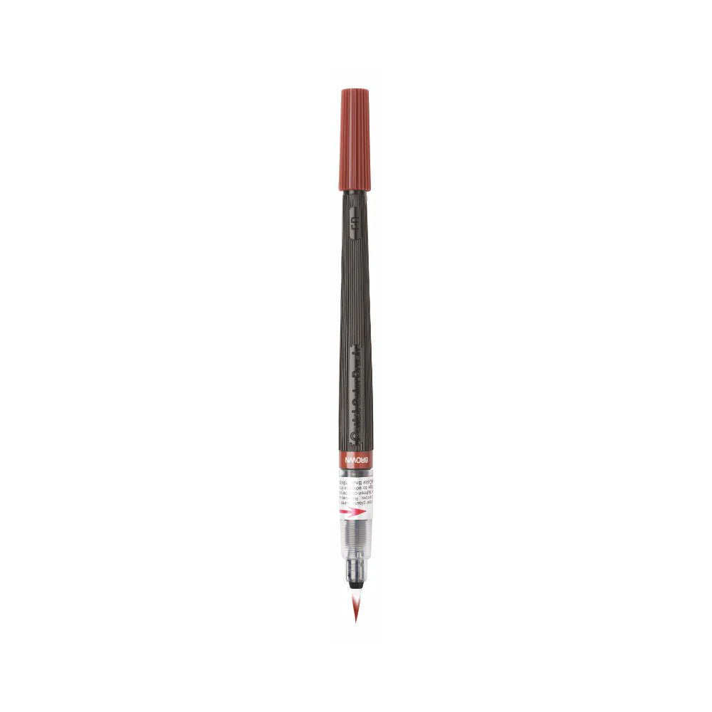 PENTEL XGFL COLOR BRUSH PEN BROWN