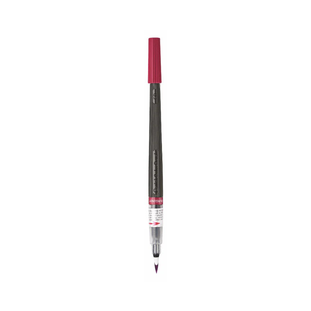 PENTEL XGFL COLOR BRUSH PEN BURGUNDY