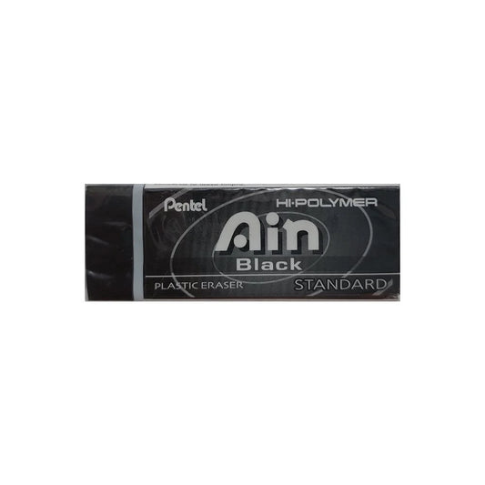 PENTEL ZEAH-10ATE HI-POLYMER ERASER BLACK MEDIUM