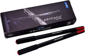 PENTONIC BALL PEN  RED ( 10 PCS )