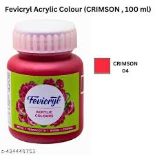 PIDILITE ACRYLIC COLOURS CRIMSON-04 100ML