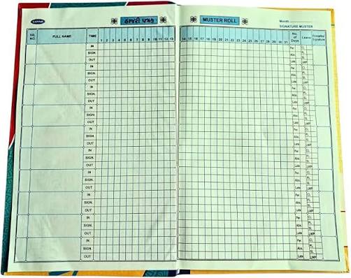 POWER WHITE MUSTER REGISTER NO 2