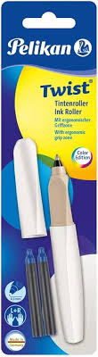 Pelikan Twist Ink Roller - pearl white