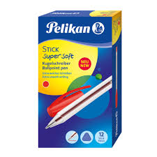 Pelikan sticks super soft Ball pen Red