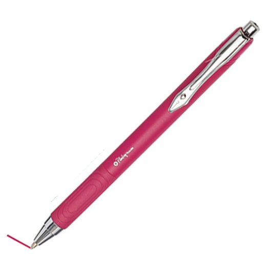 Platignum ball point pen soft grip barrel pink pack of 12