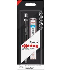 ROTRING TIKKY MECHANICAL PENCIL 0.5 + HB LEAD + ERASER