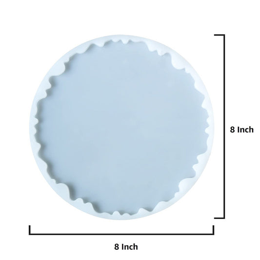 ARTPARK SILICON MOULD ROUND ZIGZAG 8" 00638