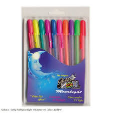 SAKURA MOON LIGHT GELLY ROLL SET OF 10