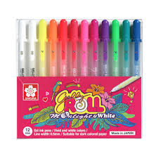 SAKURA MOONLIGHT GELLY ROLL SET OF 12