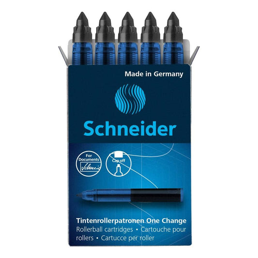 SCHNEIDER ROLLER CARTRIDGE BLACK SET OF 5