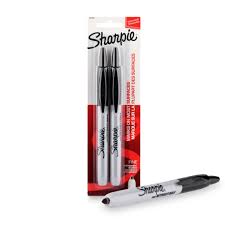 SHARPIE RETRACTABLE FINE TIP PERM. MARKER SET OF 2 CARD PACK