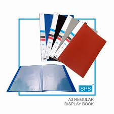 SPS  DISPLAY BOOK 207 A4  20 POCKET( RANDOM COLOR )