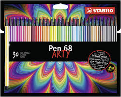 STABILO 68 ARTY PEN SET OF 30 COLOUR