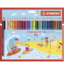 STABILO AQUACOLOUR PENCIL SET 36 COLOUR