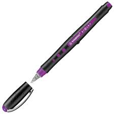 STABILO BLACK MEDIUM RED ROLLER PEN VIOLET