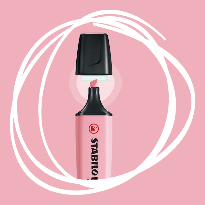 STABILO BOSS HIGH LIGHTER PASTEL PINK 70/129