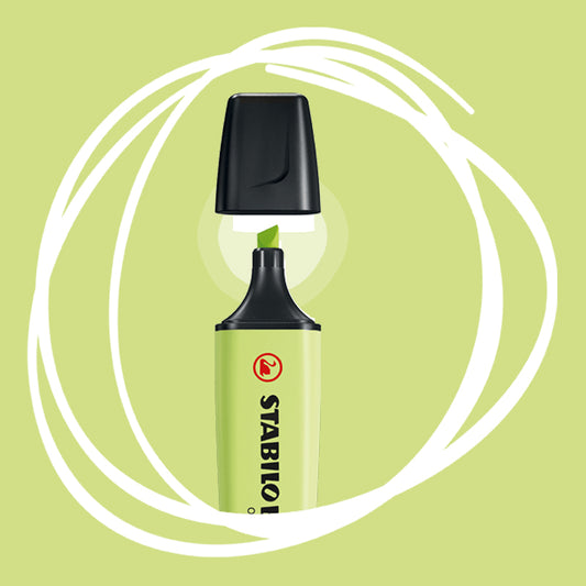 STABILO BOSS HIGH LIGHTER PASTEL LIME GREEN 70/133