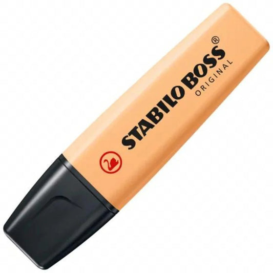 STABILO BOSS HIGH LIGHTER PASTEL PALE ORANGE 70/125