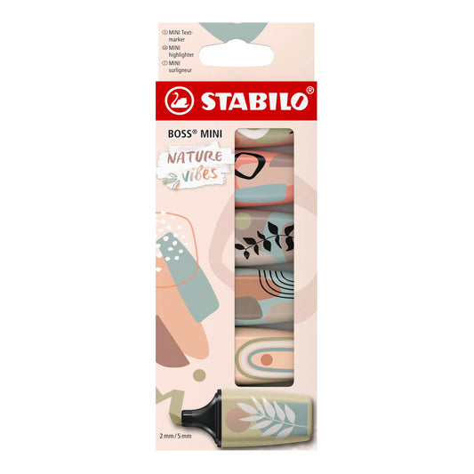 STABILO BOSS MINI HIGH LIGHTER NATURE VIBES SET OF 6